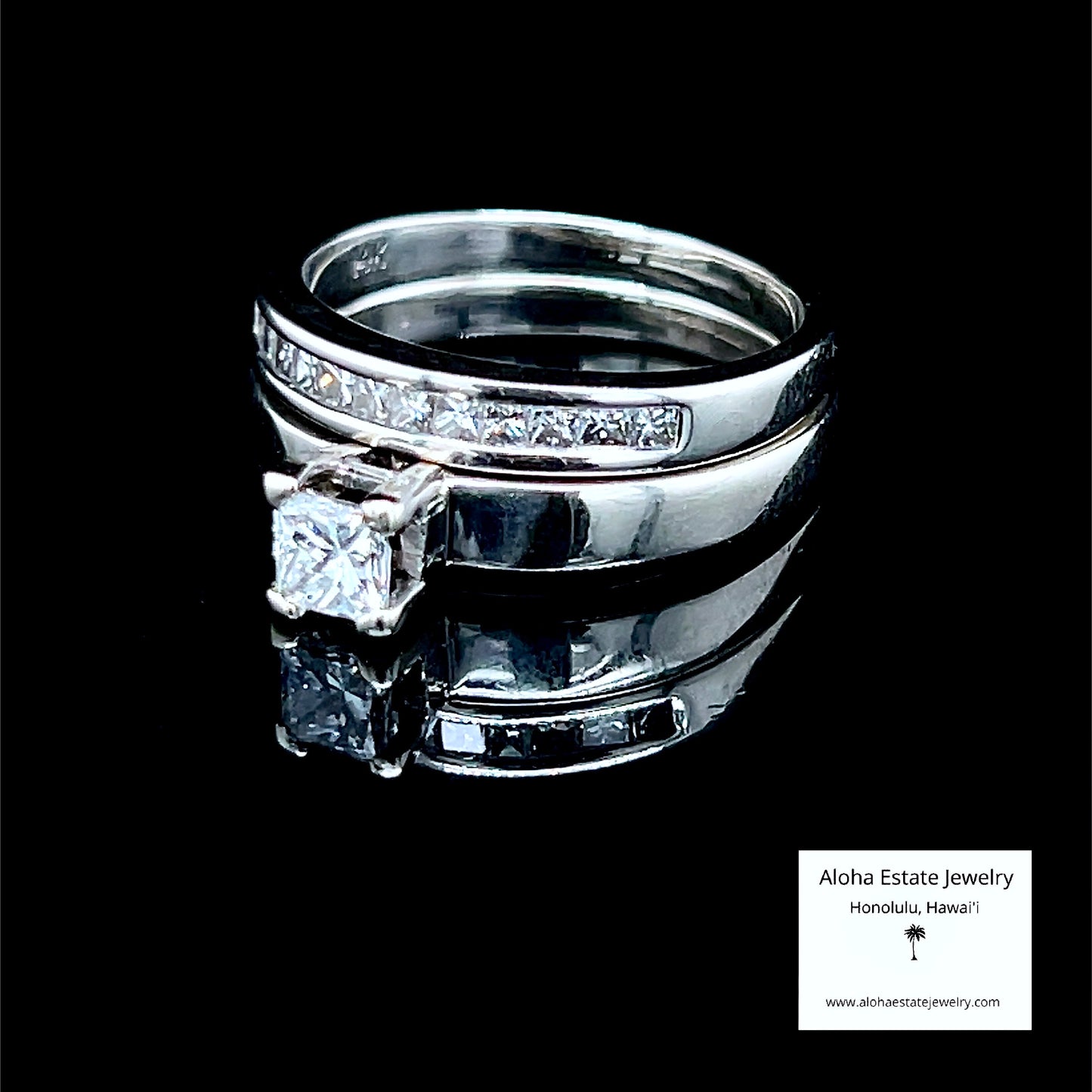 Vintage 1/2-Carat TW Diamond Wedding Set