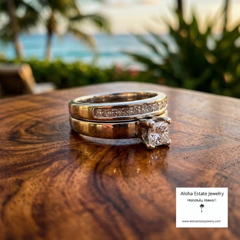 Vintage 1/2-Carat TW Diamond Wedding Set
