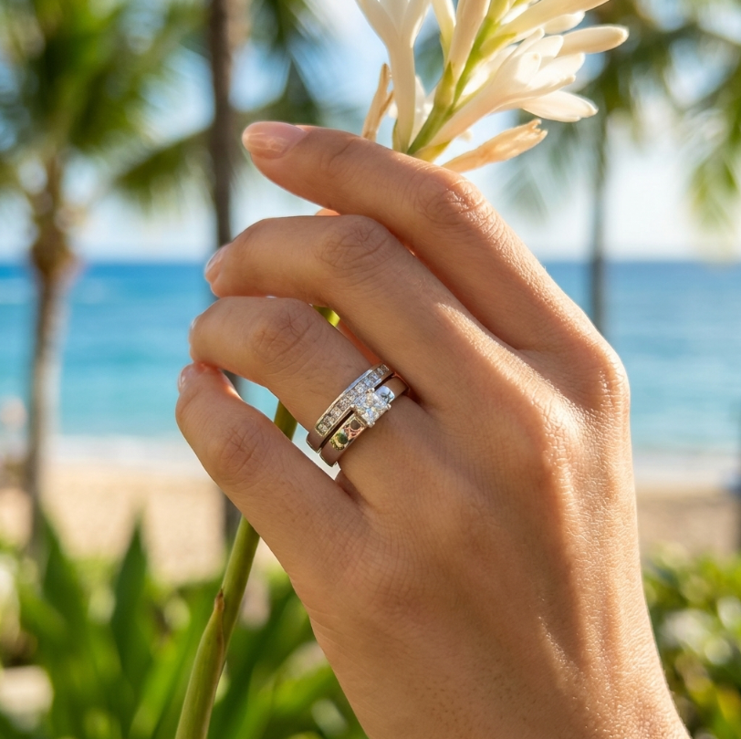Vintage 1/2-Carat TW Diamond Wedding Set